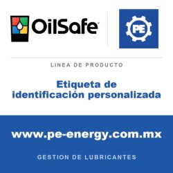 OilSafe Etiqueta de identificación personalizada - OilSafe Etiqueta de identificación personalizada
