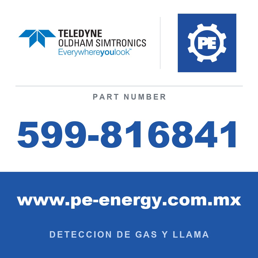Oldham Simtronics 599-816841 - Oldham Simtronics 599-816841 Parasol, GD10P, montaje vertical (se requiere kit de placa de montaje en tubería)