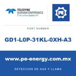 Oldham Simtronics GD1-L0P-31KL-0XH-A3 - Oldham Simtronics GD1-L0P-31KL-0XH-A3 Sistema GD1 H2S 2,000 ppm*m, alcance de 75m, ATEX, IECEx, 4-20mA, fuente, HART