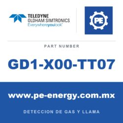 Oldham Simtronics GD1-X00-TT07 - Oldham Simtronics GD1-X00-TT07 Pantalla para GD1 (SS 316L)