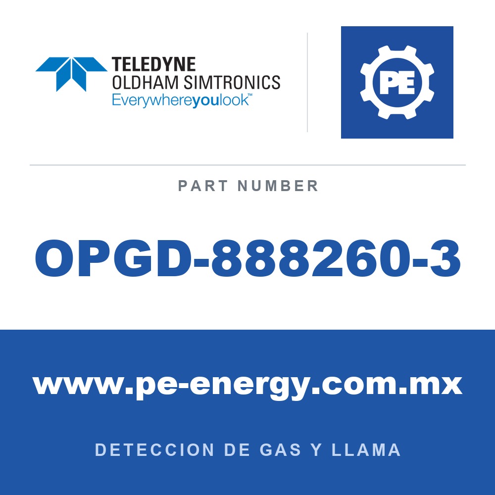 Oldham Simtronics OPGD-888260-3 - Oldham Simtronics OPGD-888260-3 Nivel de advertencia del filtro de verificación de funcionamiento - Calibración de metano