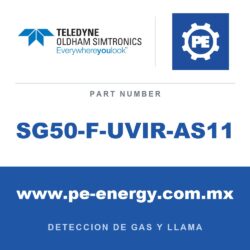 Oldham Simtronics SG50-F-UVIR-AS11 - Oldham Simtronics SG50-F-UVIR-AS11 UV-IR SG50-F, para fuego sin hidrocarburos, HART, SIL 2, M25. La familia Spyglass SG50-F cubre una