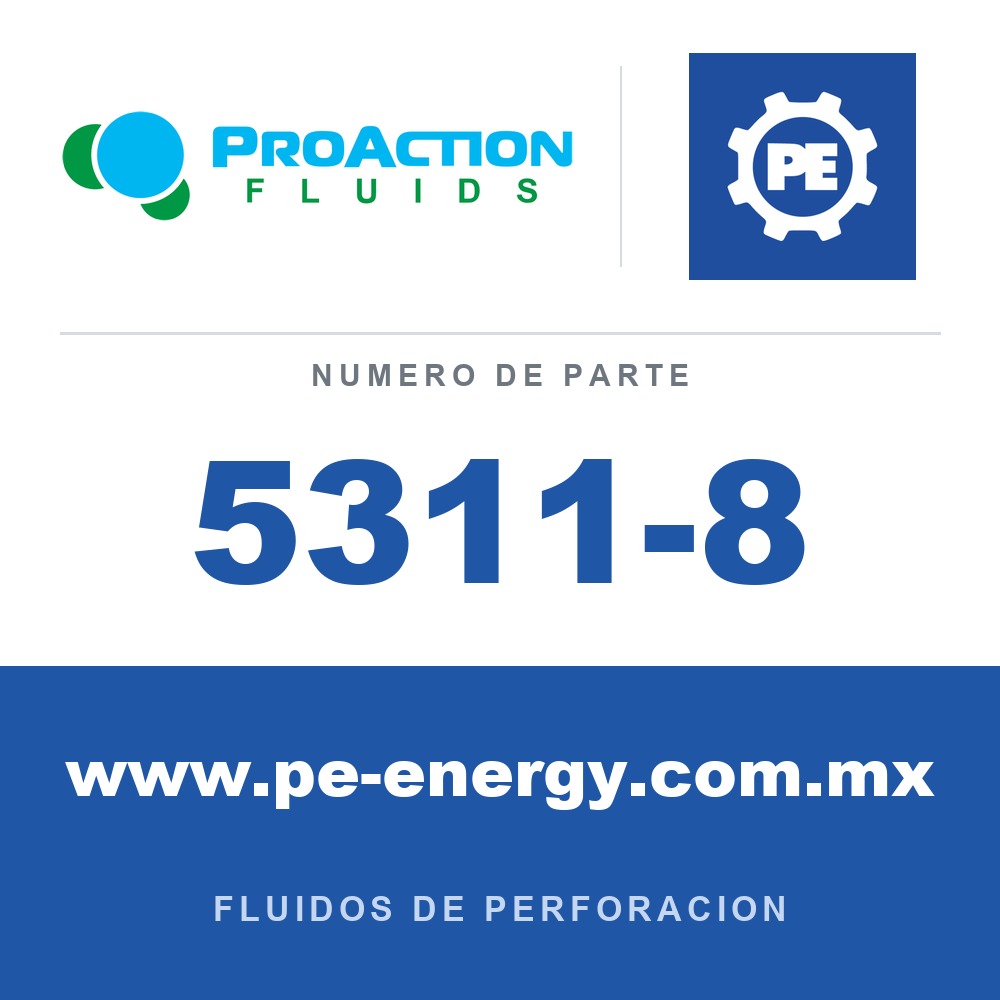 ProAction Fluids 5311-8 - ProAction Fluids Aditivo viscosificante, lubricante y de control de filtración GeoSweep HD - Caja de 8 bolsas EZ