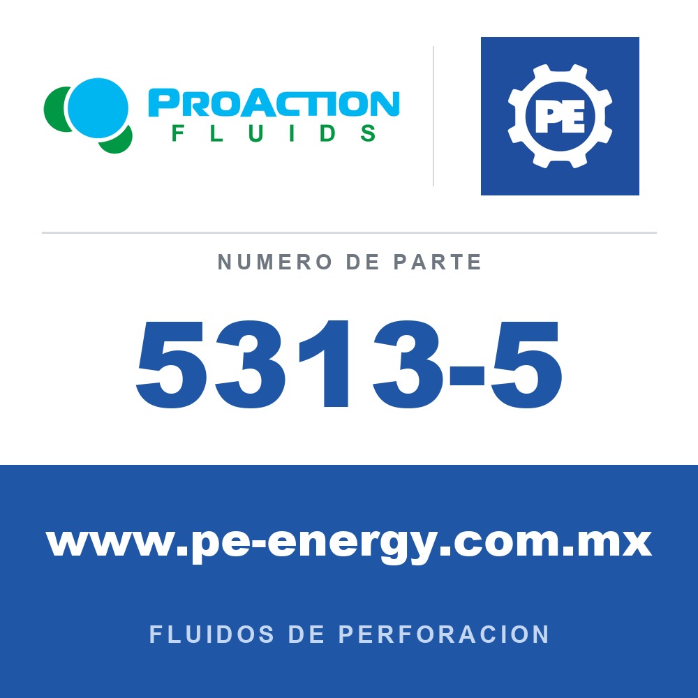 ProAction Fluids 5313-5 - ProAction Fluids Espuma consistente para perforación con aire ProFoam - Balde de 5 galones