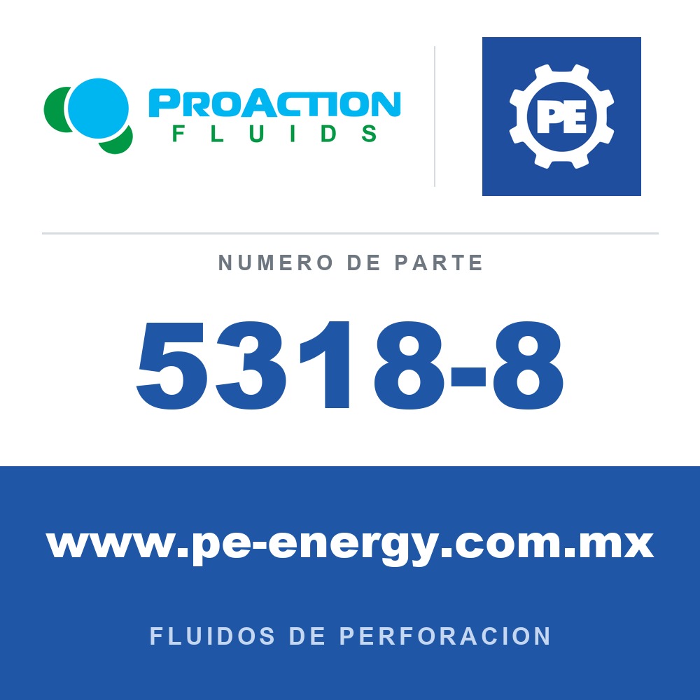 ProAction Fluids 5318-8 - ProAction Fluids ProVis XP reforzador de fuerza de gel y filtración - Caja de 8 bolsas EZ