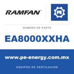 RamFan EA8000XXHA - RamFan EA8000XXHA Ensamblaje de carcasa EFi50XX 16" HAZ LOC.