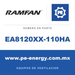 RamFan EA8120XX-110HA - RamFan EA8120XX-110HA Ensamblaje de carcasa EFi120XXCE 40cm 110VAC