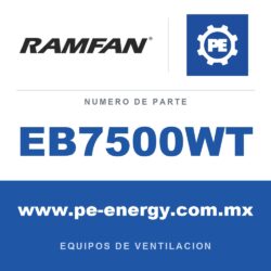 RamFan EB7500WT - RamFan EB7500WT Kit de ventilación para tanques de combustible de aeronaves