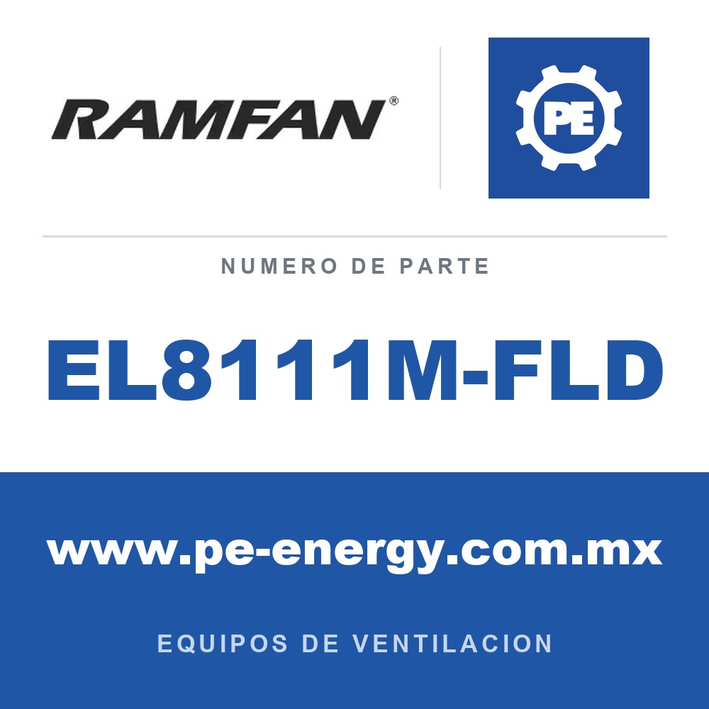 RamFan EL8111M-FLD - RamFan EL8111M-FLD Kit de nebulizador de rehabilitación para EX50Li y EX150Li
