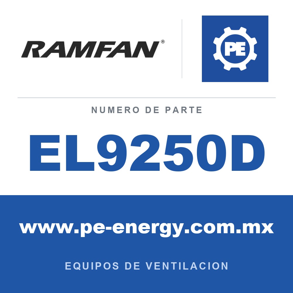 RamFan EL9250D - RamFan EL9250D Soporte de batería para EX50Li-18V