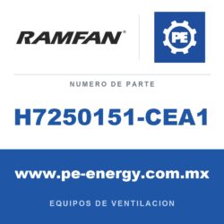 RamFan H7250151-CEA1 - RamFan H7250151-CEA1 Cable de extensión ATEX, 15m, conectores M/H CEAG 16A - 110V