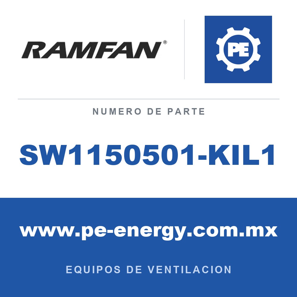 RamFan SW1150501-KIL1 - RamFan SW1150501-KIL1 Cable de uso extra rudo SOOW - 50ft