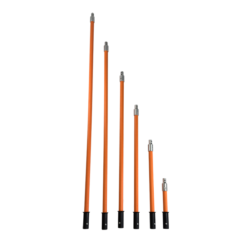 FILEIT60 - Hand Safety Tool Co. Herramienta de seguridad manual sin contacto FileIt - 60" FRP Tube w/ Straight End Grip