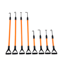 HOOKIT-LH24 - Hand Safety Tool Co. Herramienta de seguridad manual HookIt No Touch - Corta (24" OAL), fija, gancho en L