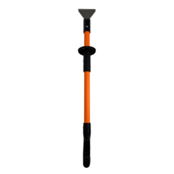 SCRAPEIT84 - Hand Safety Tool Co. Herramienta de seguridad manual sin contacto ScrapeIt para eliminar residuos endurecidos - 84" OAL, 4" hoja de acero inoxidable endurecido, protec