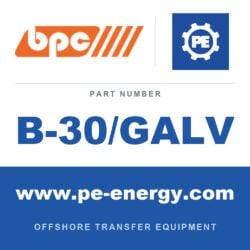 Billy Pugh B-30/GALV Soporte galvanizado para aro salvavidas