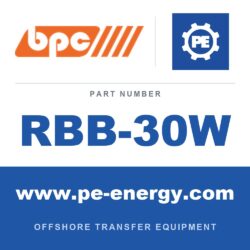 Billy Pugh RBB-30W Caja de fibra de vidrio para salvavidas circular con ventana
