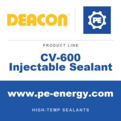 Deacon 111-CV-600 7/8 X 6 Sellador inyectable CV-600 - 7/8 Stick (Paquete de 24)