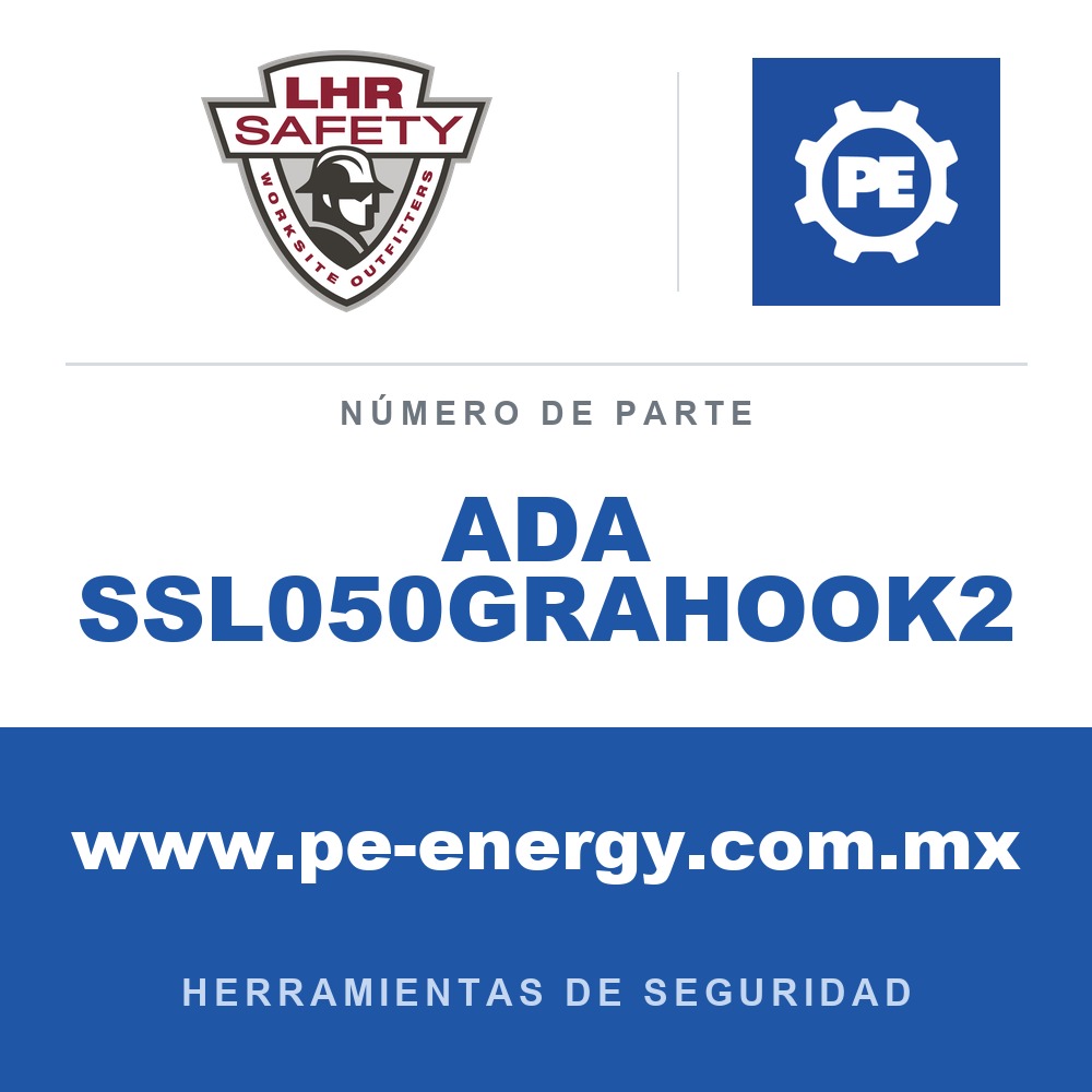 LHR ADA SSL050GRAHOOK2 - LHR ADA SSL050GRAHOOK2 Herramienta de seguridad manual Sling-Stik Lite 50" + accesorio GRAHOOK2