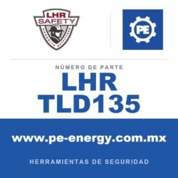 LHR LHR TLD135 - LHR TLD135 Línea de vida (Tagline), recubierta, sin enredos, con gancho de seguridad (snaphook) 5/8" x 35 ft. PÚRPURA