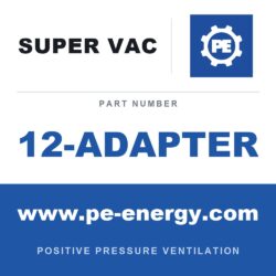 Super Vac 12-ADAPTER Adaptador de ventilador a conducto de 12"