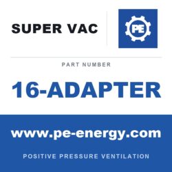 Super Vac 16-ADAPTER Adaptador de ventilador a conducto de 16"