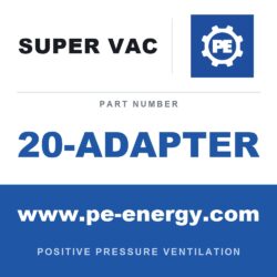 Super Vac 20-ADAPTER Adaptador de ventilador a conducto de 20"