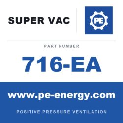 Super Vac 716-EA PPV eléctrico serie 7 de 16", con clasificación ATEX