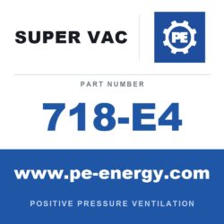 Ventilador PPV eléctrico Super Vac 718-E4 de 18" serie 7