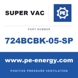 Super Vac 724BCBK-05-SP Ventilador de enfriamiento de frenos de 24" compatible con Makita XGT, (2) baterías de 5Ah, (2) cargadores con alimentación externa