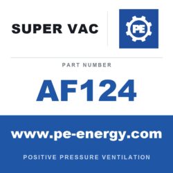 Super Vac AF124 Ventilador neumático de 12" serie F para espacios confinados