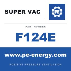 Super Vac F124E Ventilador eléctrico para espacios confinados Serie F de 12", para ubicaciones peligrosas
