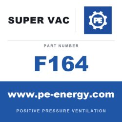Super Vac F164 Ventilador eléctrico para espacios confinados serie F de 16"