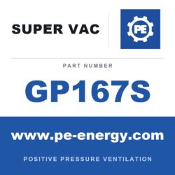 Super Vac GP167S Eyector de humo a gasolina de 16"