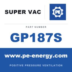 Super Vac GP187S Eyector de humo a gasolina de 18"