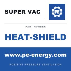 Super Vac HEAT-SHIELD Escudo térmico para extensión de escape para PPV a gasolina