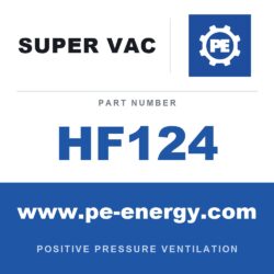 Super Vac HF124 Ventilador eléctrico para espacios confinados 12" serie F