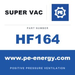 Super Vac HF164 Ventilador eléctrico para espacios confinados 16" serie F