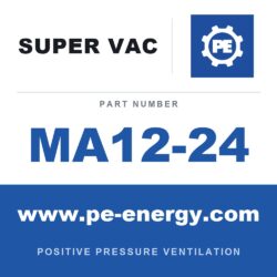 Super Vac MA12-24 Adaptador para ventilador de 12" a boca de acceso de 24"