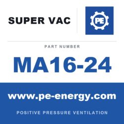 Super Vac MA16-24 Adaptador para ventilador de 16" a alcantarilla de 24"