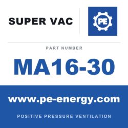 Super Vac MA16-30 Adaptador para ventilador de 16" a alcantarilla de 30"