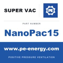 Super Vac NanoPac15 8" Nano con 15 Ft. de ducto conductivo