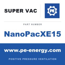 Super Vac NanoPacXE15 8" Nano con 15 Ft. de ducto conductivo