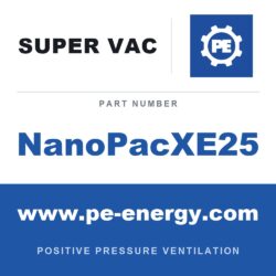 Super Vac NanoPacXE25 Nano de 8" con 25 Ft. de ducto conductivo