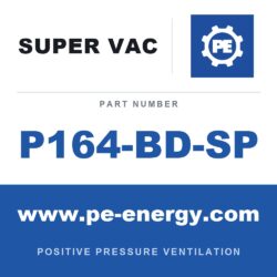 Super Vac P164-BD-SP eyector de humo de 16", compatible con DeWalt FLEXVOLT con alimentación externa