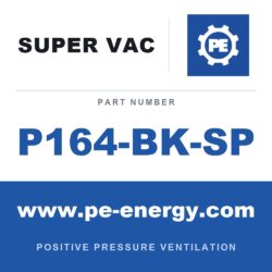 Super Vac P164-BK-SP eyector de humo de 16", compatible con Makita XGT con alimentación externa
