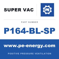 Super Vac P164-BL-SP extractor de humo de 16", compatible con Milwaukee M18 con alimentación de red