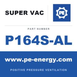 Super Vac P164S-AL Extractor de humo eléctrico 16", marco de aluminio