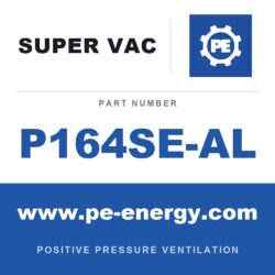 Super Vac P164SE-AL Eyector de humo eléctrico de 16", ubicación peligrosa, marco de aluminio