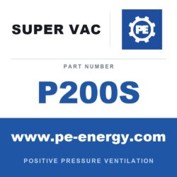 Super Vac P200S Extractor de humo eléctrico 20"